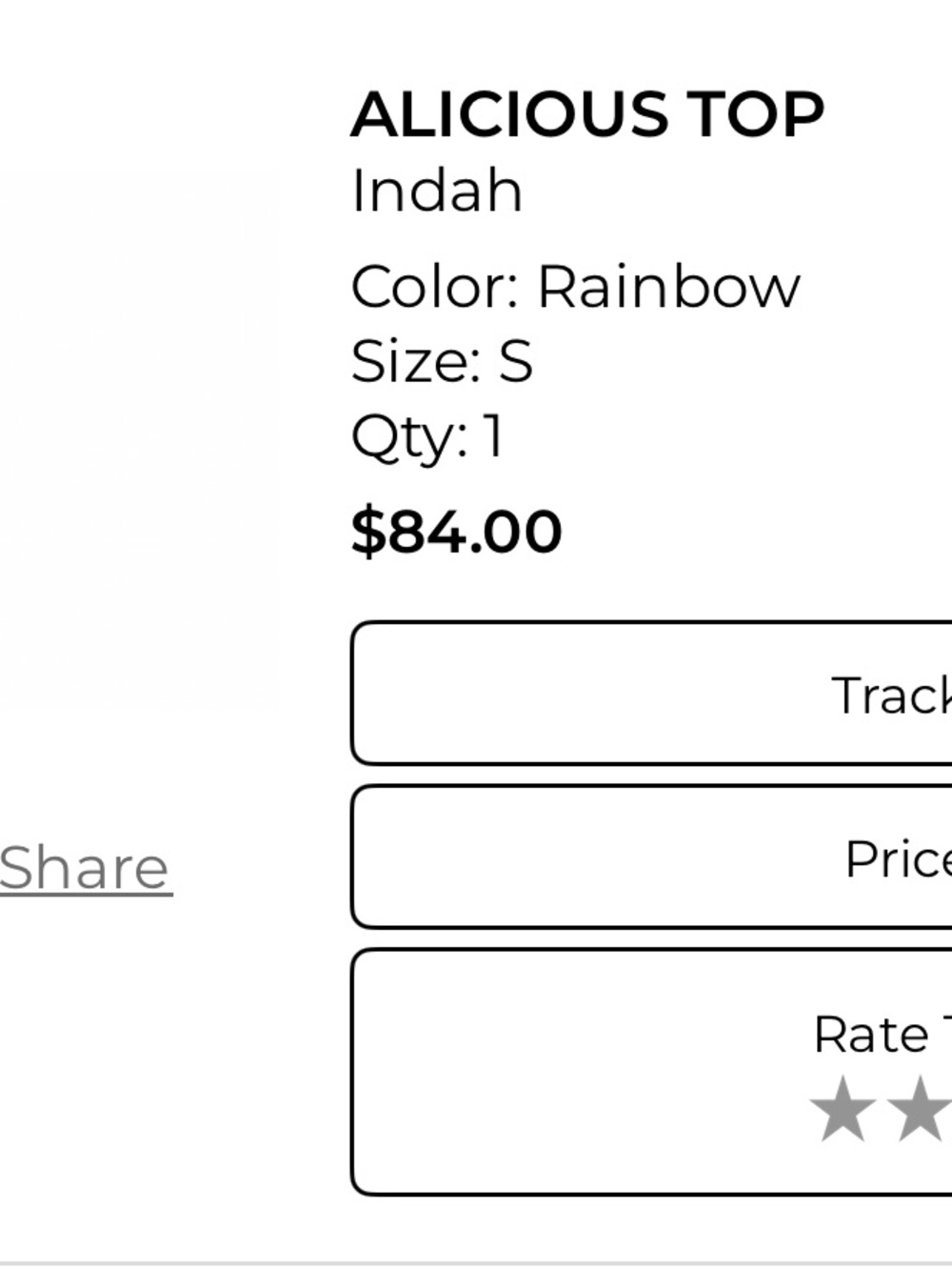 Indy Rainbow Crochet Triangle Bikini Set - Multicolor - Picture 3 of 3